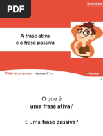 frase ativa e passiva