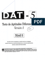 Cuadernillo Test DAT 5-Nivel 1 (Corregido) PDF
