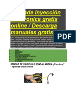 Aprende Inyección Electrónica Gratis Online