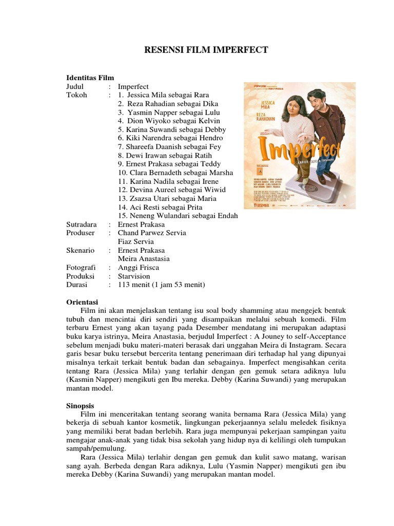 Resensi Film Imperfect