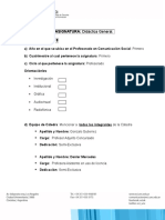 Didáctica general, planificación