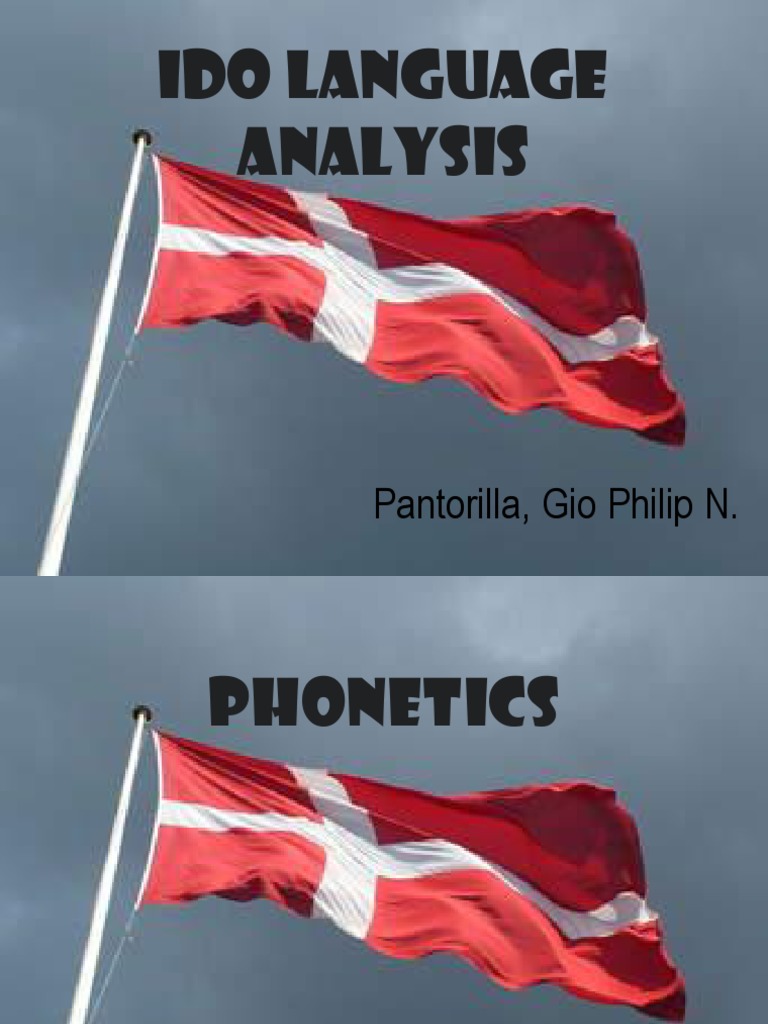 Ido Language Analysis PDF Verb English Language