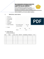 Format Pengumpulan Data Keluarga PKL