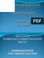 Wuc107 Tutorial 1 PPT - Foo - PDF