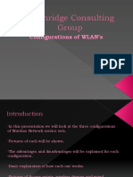 Northridge Consulting Group: Configurations of WLAN's