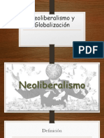 Neoliberalismo y Globalización