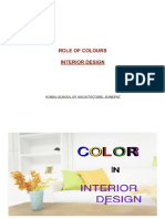 HSA - Interior Design - Role of Colours