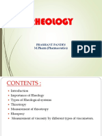 RHEOLOGY