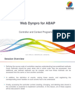 Web Dynpro For ABAP-Controller and Conte