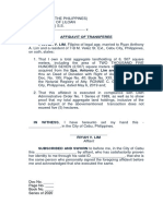 Affidavit of Transferre - RVL