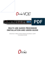 Omnia VOLT Audio Processor Manual v1.1 PDF