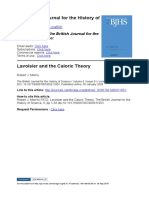 Lavoisier and caloric theory