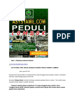 Peduli Gempa Lombok PDF