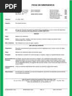 ficha emergencia Acido Citrico