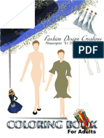 Fashion Design Coloring Book PDF