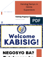Kabisig Negosyo Session - Delola Superstore (11.14.15)