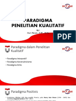 Pertemuan 2. Paradigma Penelitian Kualitatif PDF