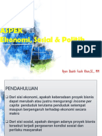 Aspek Ekonomi, Sosial dan Politik.pptx