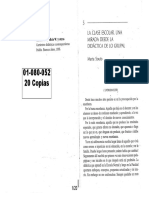 SOUTO - La Clase Escolar. Una Mirada Desde La Didactica de Lo Grupal