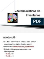 Modelos Deterministicos de Inventarios
