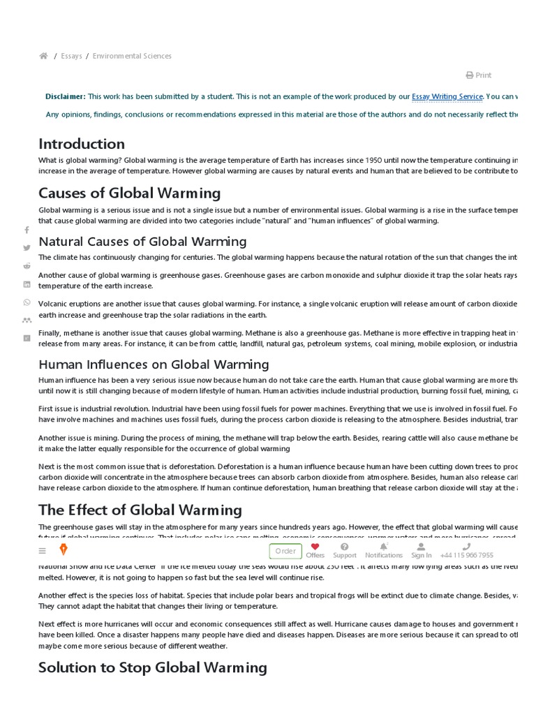 Causes Effects And Solutions To Global Warming Essay Global Warming Greenhouse Effect
