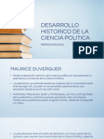 DESARROLLO HISTORICO DE LA CIENCIA POLITICA Tercera Unidad PDF