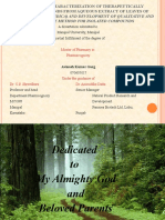 Quantitative Method For Isolated Compounds