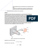 Measuring Heat Transfer Along an Extended Surface