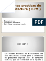 Buenas Practicas de Manufactura (BPM)