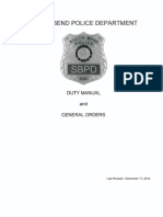 SBPD Duty Manual Pre-2018