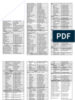 Lista de Substituição Geral