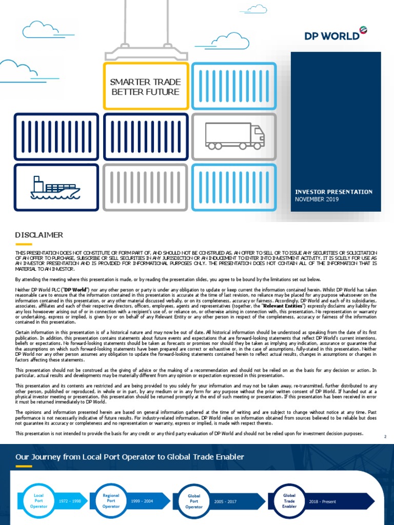 DP World's Global Trade Evolution | PDF | Containerization | Port