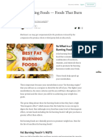 Fat Burning Foods - Lose Weight Fast Eating Healthy