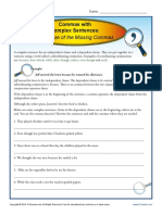 Commas With Complex Sentences PDF