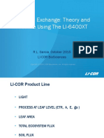 Leaf Gas Exchange Theory and Practice Using The LI 6400XT PDF