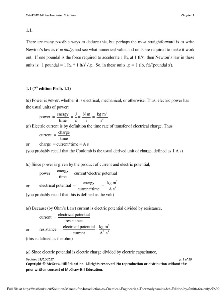 INTRODUCTION TO CHEMICAL ENGINEERING THERMODYNAMICS 8TH EDITION PDF intelligence overview