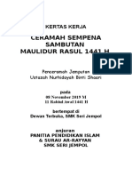 Sambutan Maulidur Rasul SMK Seri Jempol 2019