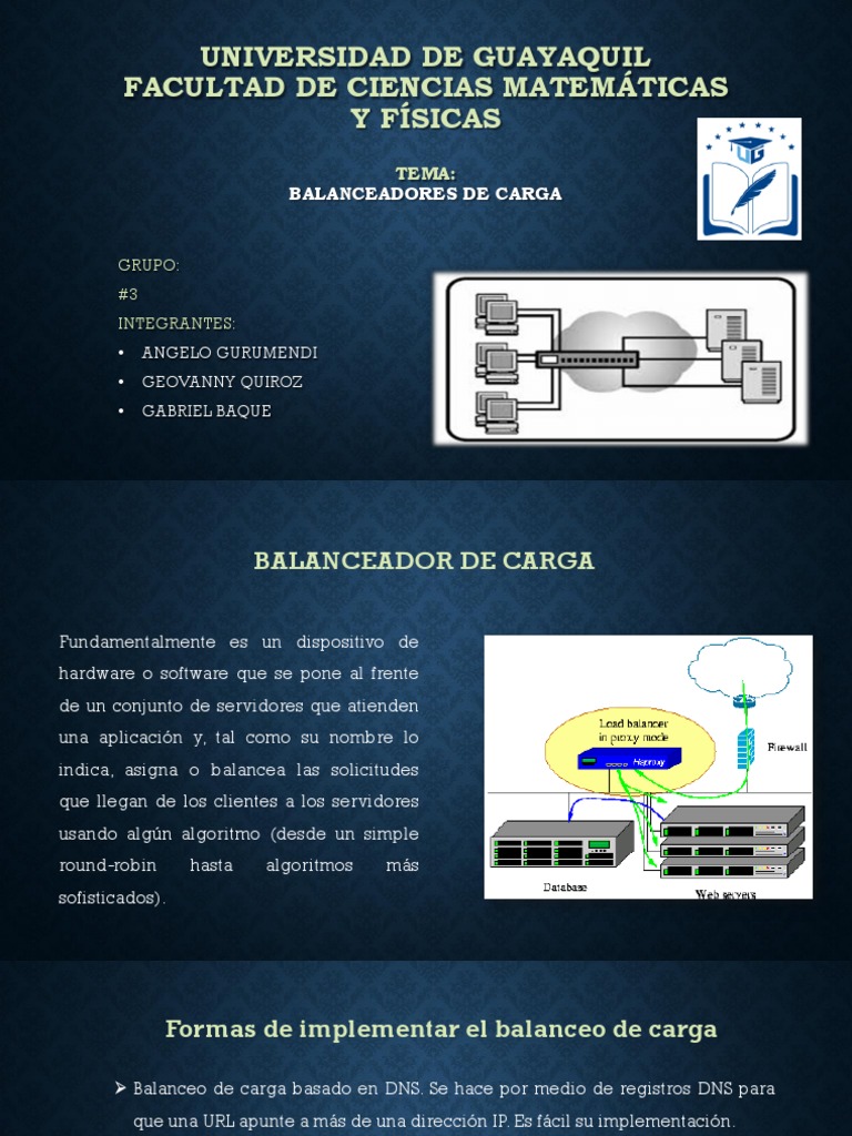 Análisis del funcionamiento y beneficios de los balanceadores de carga ...
