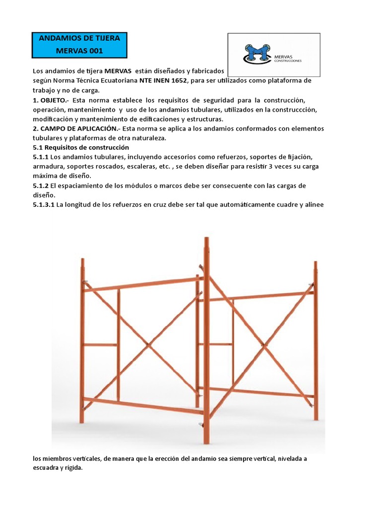 Andamios Normados y Certificados: Seguridad para tu obra de construcción -  ANMA andamios y estructuras