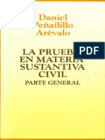 La Prueba en Materia Sustantiva Civil D Penailillo 1 PDF