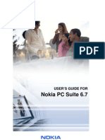 Nokia PC Suite 6.7: User'S Guide For