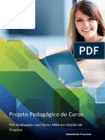 Plano Pedagógico - MBA Gestão de Projetos