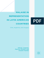 Alfredo Joignant, Mauricio Morales, Claudio Fuentes Eds. Malaise in Representation in Latin American Countries Chile, Argentina, and Uruguay