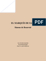 El Marques de Sade Por Simone de Beavouir