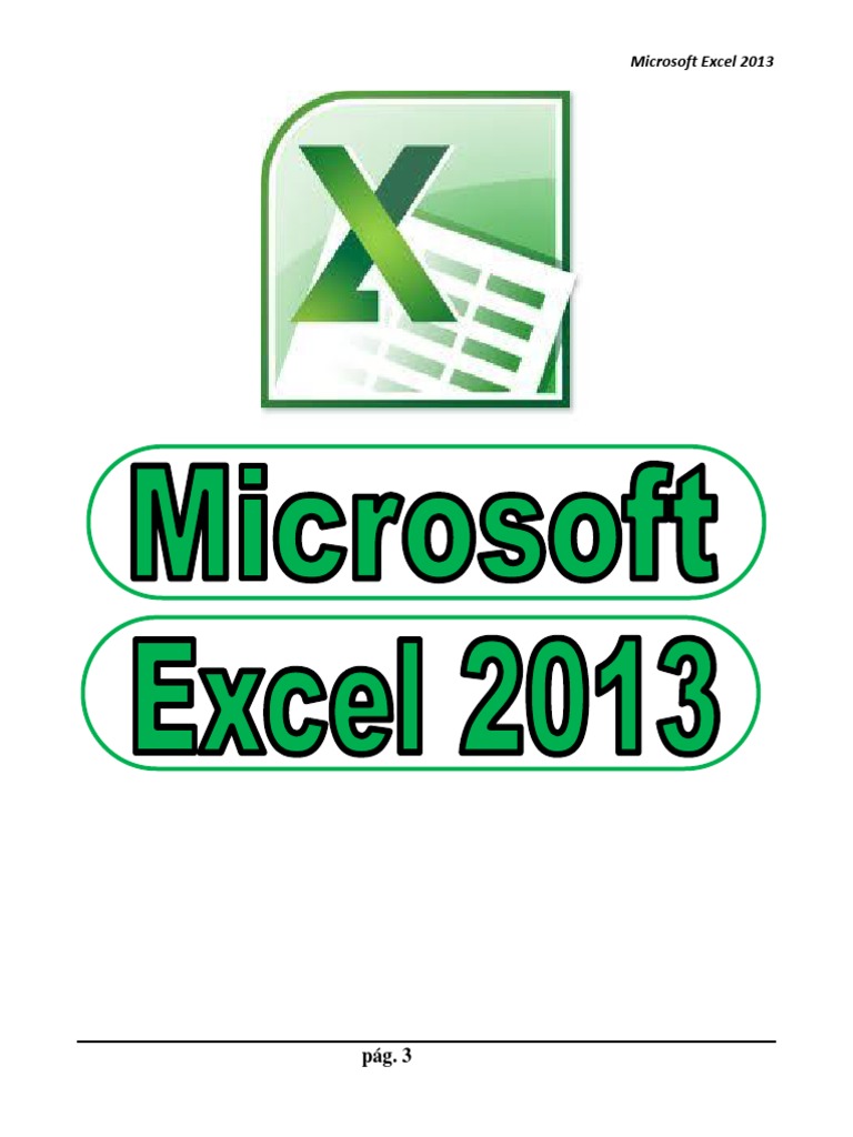Guía Completa de Microsoft Excel 2013 | PDF | Hoja de cálculo ...