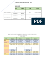 Jadual Kelas Takmir 2020