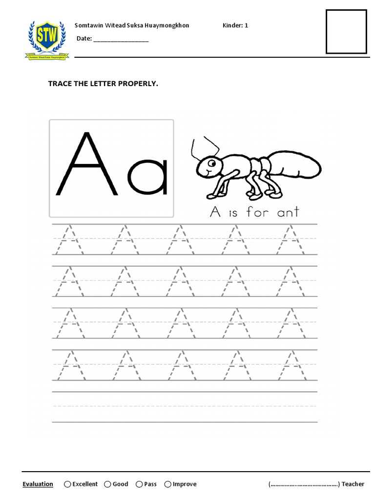 Alphabet Tracing Worksheets | PDF