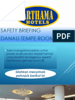 Safety Briefing Danau Tempe