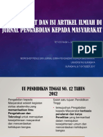 Format Dan Isi Artikel Ilmiah Di Jurnal Pengabdian Kepada Masyarakat PDF