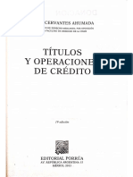 CERVANTES AHUMADA - Clasificación de Los Títulos de Crédito.-1